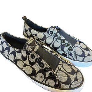 Coach Signature Women's Laceless Slip-on Sneakers